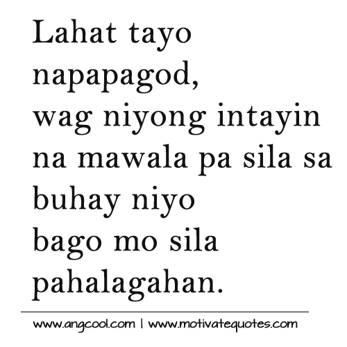 quotes about love tagalog sad story