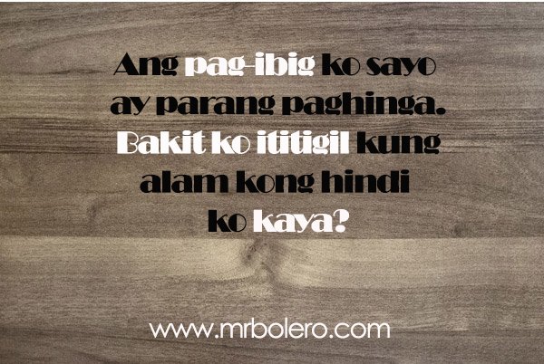 Tagalog Love Quotes and Confession 5