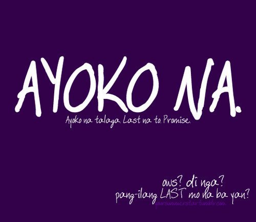 Tagalog Break up Quotes