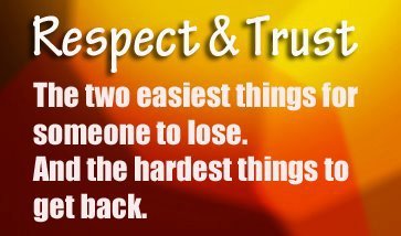 Respect and Trust Quotes