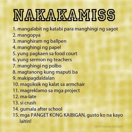 NAKAKAMISS QUOTES