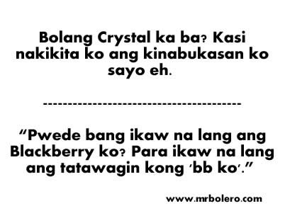 Tagalog Pick Up Lines Collections