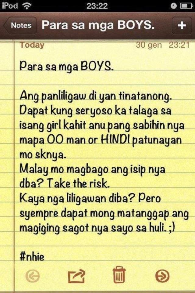 Para sa mga Boys