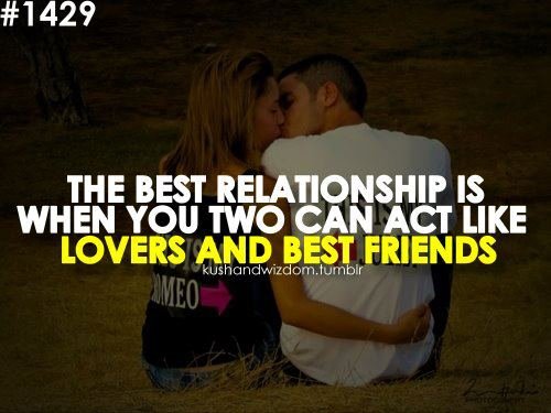 Lovers and Best Friends Quotes