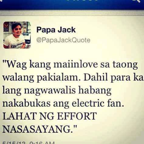 Papa jack Love Quotes