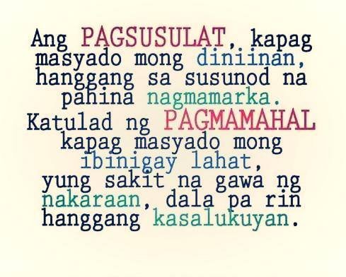 Tagalog Quotes : Pagmamahal Quotes