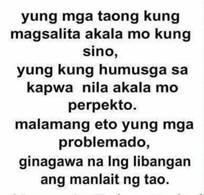 Mga Patama Quotes at Pamatay Banat Quotes