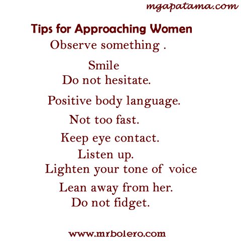 Tips for Approaching Women