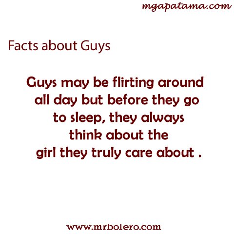 Facts about Guys