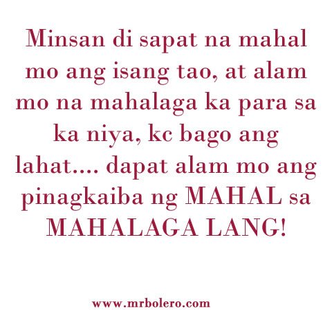 mahal mahalaga quotes tagalog