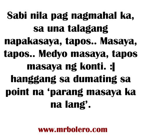 Sad masaya quotes tagalog