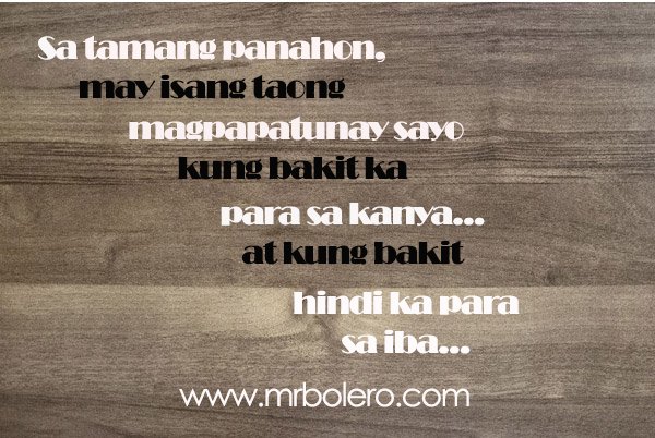 Tagalog Love Quotes and Confession 6