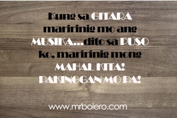 Tagalog Love Quotes and Confession 9