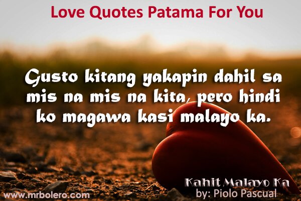 Love Quotes Patama For You 2