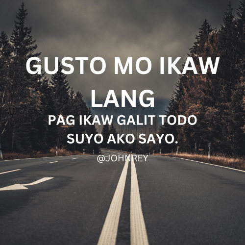 GUSTO MO IKAW LANG