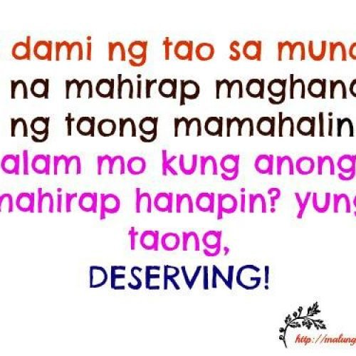 Tagalog Quotes To Move on and Love Love Quotes 