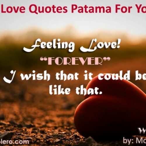 Love Quotes Patama For You