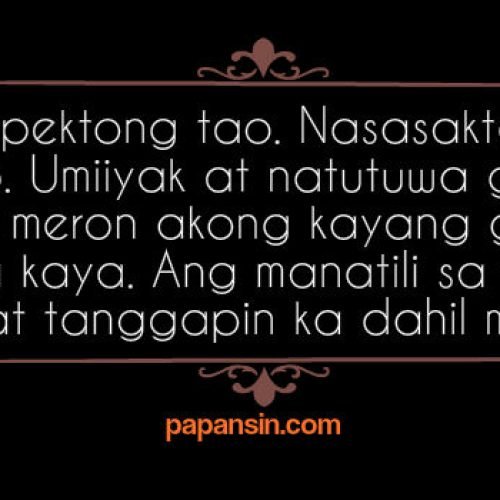 Tagalog Quotes para sa mga Inlove