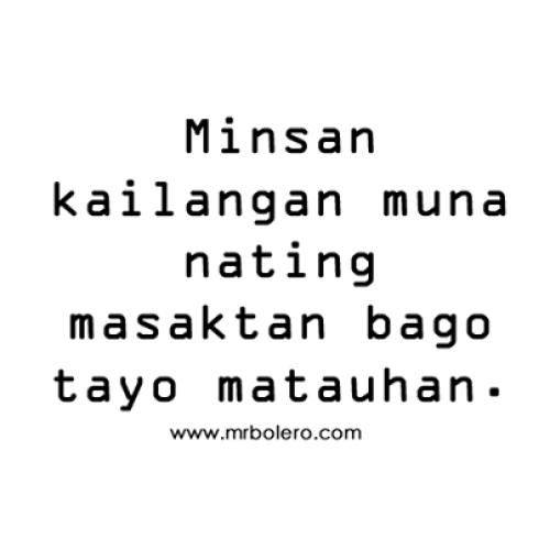 Love Quotes in Tagalog and Banat Patama Quotes for you