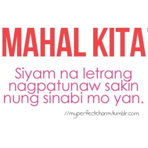 Mr Bolero Love Quotes : Salitang Mahal kita Means