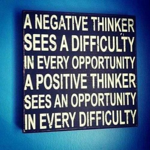 Negative Thinker vs Positive Thinker