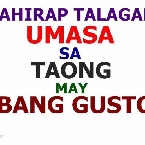 Sad Tagalog Quotes : Mahirap Talaga Umasa sa taong May Ibang Gusto