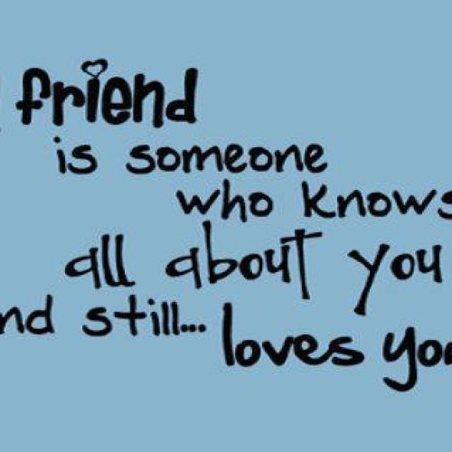 Friend Quotes : Loves you