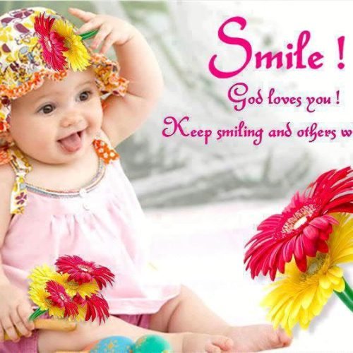 Smile Quotes Online : Smile God Love you