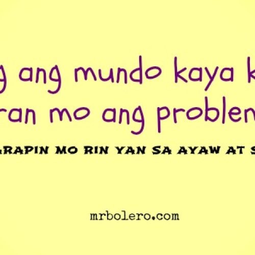 Tagalog Inspirational Quotes