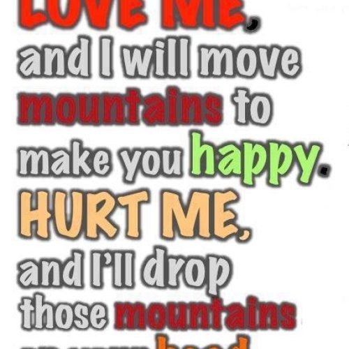 Love me and Hurt Me Quotes