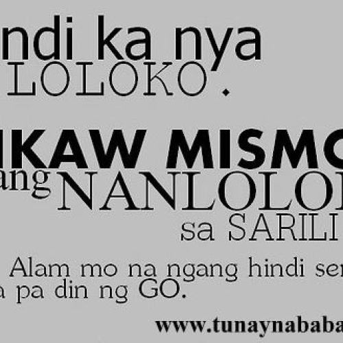 Manloloko Quotes | Sad Quotes