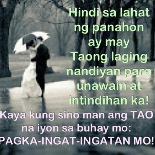 Tagalog Love Quotes : Pagiingat pagibig