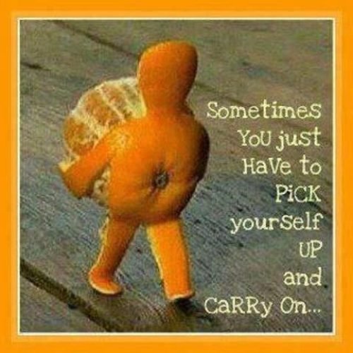 Carry Quotes | Pick up yourself quotes