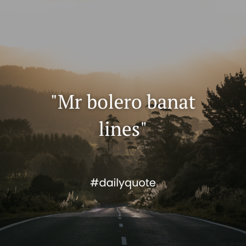 “Mr bolero banat lines”