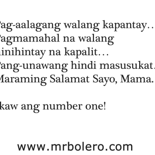 Mothers Day quotes tagalog