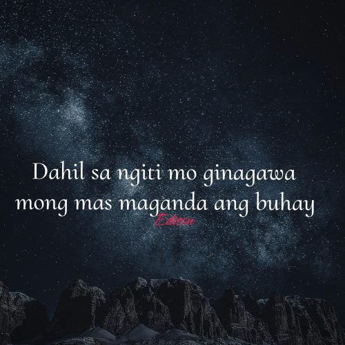 Dahil sa ngiti