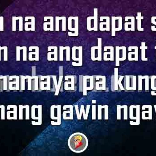 Mr. Bolero Tagalog Love and Life Quotes