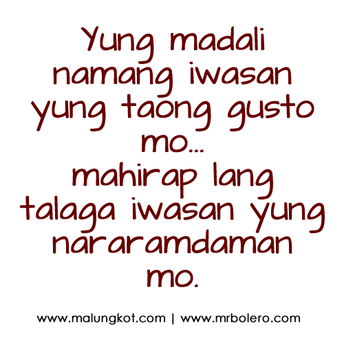 Patama Quotes - Best Tagalog love Quotes 