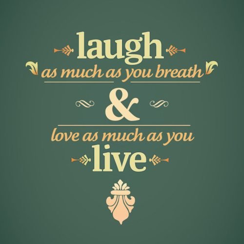 Laugh Quotes and Live Quotes