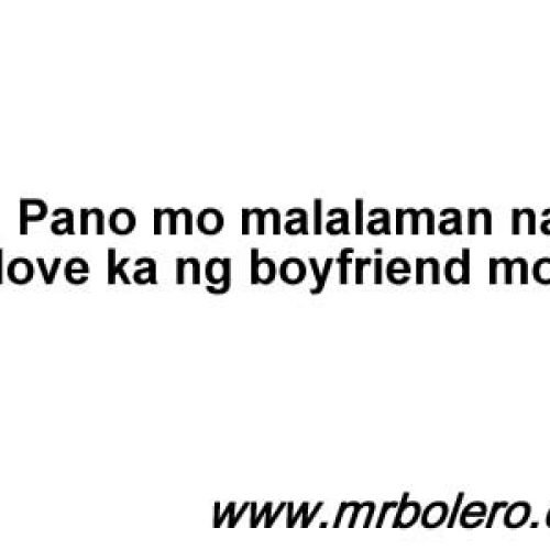 Pano mo malalaman na love ka ng boyfriend mo?