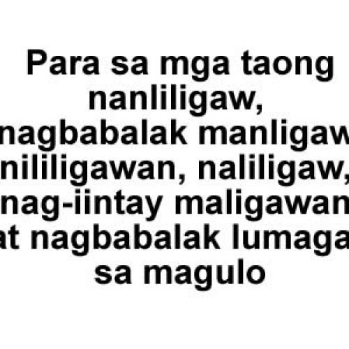 Ang love ay hindi minamadali… hindi pinipilit.. at lalong hindi kina-career.