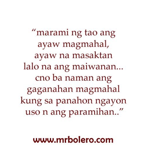 Top of Tagalog Love Quotes Online Collections