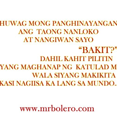 Tagalog Quotes sad Paghihinayang