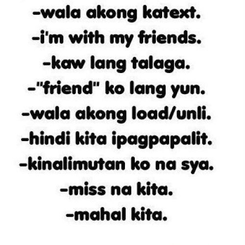 More Tagalog love quotes