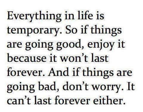 Everything in Life is Temporary Quotes