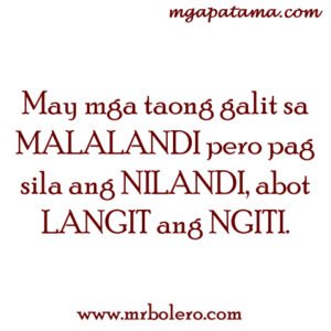 Pamatay na Banat and Mga Patama Love Quotes