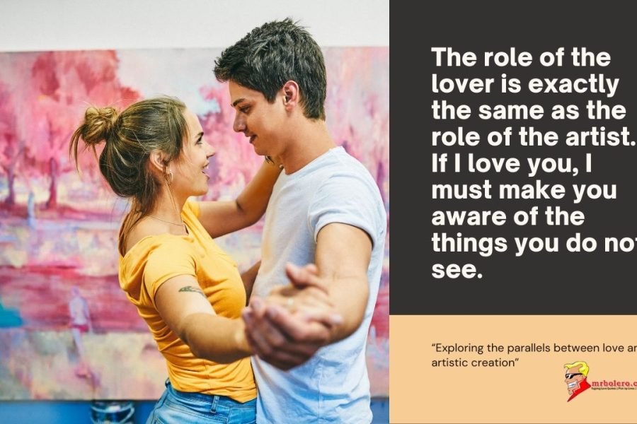 The Lover as an Artist: Unveiling Hidden Realities